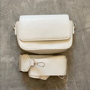 White Crossbody/Belt Bag